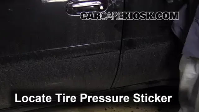 2007 Chevrolet Trailblazer SS 6.0L V8 Pneus et roues Vérifier la pression des pneus